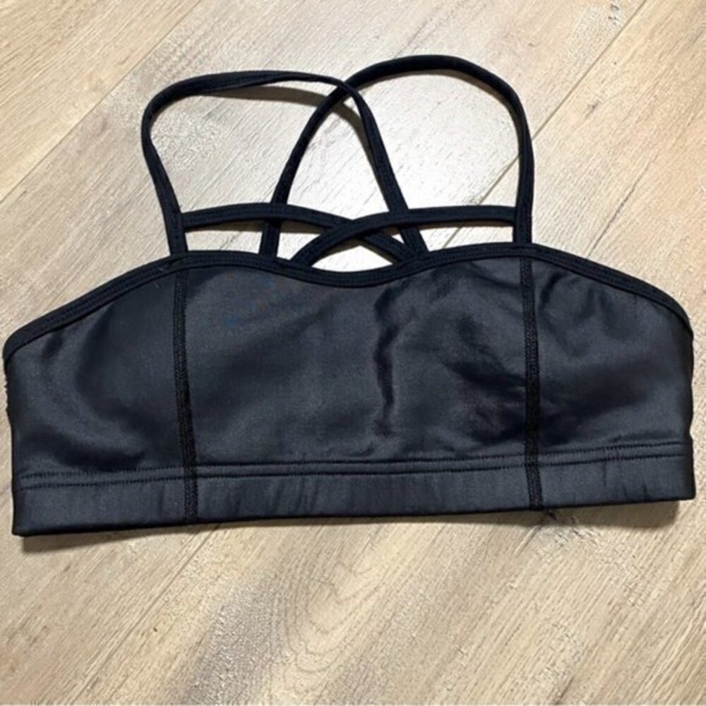 Tonic Active Faux Leather Sports Bra